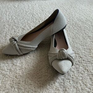 Rothy’s The Knot Point II Size 7.5 Diamond Metallic